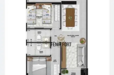 Apartamento com 2 dormitórios à venda, 63 m² por r$ 380.000,00 - aviação - praia grande/sp