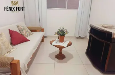Apartamento com 1 dormitório para alugar, 47 m² por r$ 1.800/mês - canto do forte - praia grande/sp