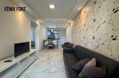 Apartamento com 2 dormitórios para alugar, 75 m² por r$ 4.500,00/mês - canto do forte - praia grande/sp