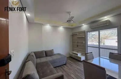 Apartamento com 2 dormitórios para alugar, 68 m² por r$ 3.200/mês - canto do forte - praia grande/sp