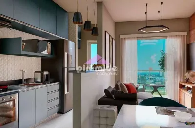 Apartamento 56m² com 2 dormitórios e lazer completo à venda no villa art indaiá – caraguatatuba/sp