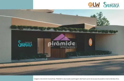 Cota de participação 94 m² com 3 dormitórios no residencial saragoça - sumaré - caraguatatuba/sp