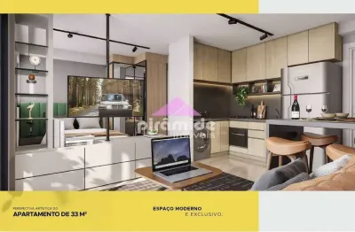 Lançamento vision colinas jardim esplanada ii: apartamento com 1 dormitório à venda, 33,63m² por r$