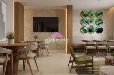 Lançamento lunar residence chácaras são josé: apartamento com 2 dormitórios à venda, 45,55m² por r$