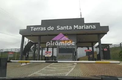 Terreno à venda, 1200 m² por r$ 270.000,00 - condomínio terras de santa mariana - caçapava/sp