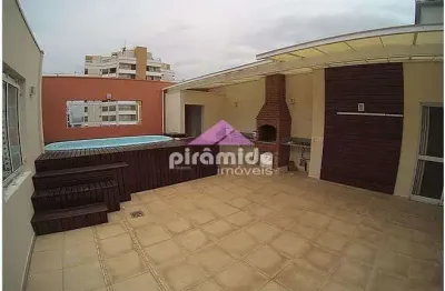 Cobertura à venda, 255 m² por r$ 1.790.000,00 - jardim aquarius - são josé dos campos/sp