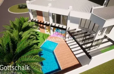 Casa com 4 dormitórios à venda, 330 m² por r$ 1.900.000,00 - santa monica - caçapava/sp