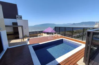 Apartamento duplex com 4 dormitórios, 286 m² - venda por r$ 3.800.000,00 - indaiá - caraguatatuba/s