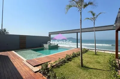 Casa com 3 dormitórios à venda pé na areia por r$ 4.200.000 - massaguaçu - caraguatatuba/sp