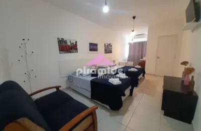 Kitnet com 1 dormitório para alugar, 30 m² por r$ 1.800,00/mês - centro - caraguatatuba/sp