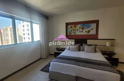 Apartamento com 1 dormitório para alugar, 47 m² por R$ 3.300,00 - Jardim Aquarius - São José dos Ca
