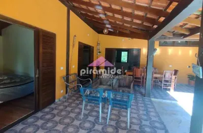 Chácara com 4 dormitórios à venda, 1500 m² por r$ 1.300.000,00 - praia de camburí - são sebastião/s