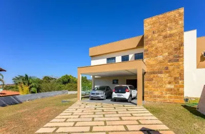 Quintas interlagos - sobrado com 4 suítes e terreno amplo (estuda troca)