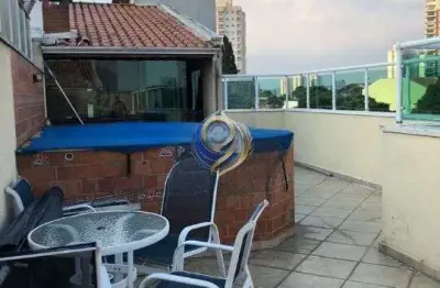 Apartamento cobertura 190m2 - vila pires - santo andré.