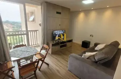 Apartamento com 3 quartos à venda no bosque dos jacarandás, jundiaí , 77 m2 por r$ 585.000