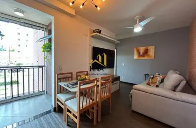 Apartamento com 2 quartos à venda no bosque dos jacarandás, jundiaí , 52 m2 por r$ 450.000