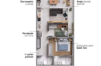 Apartamento com 2 quartos à venda em Toninhas, Ubatuba 