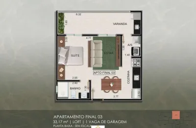 Kitnet / Stúdio à venda no Centro, Ubatuba 