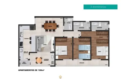 Apartamento com 3 quartos à venda no Centro, Ubatuba 