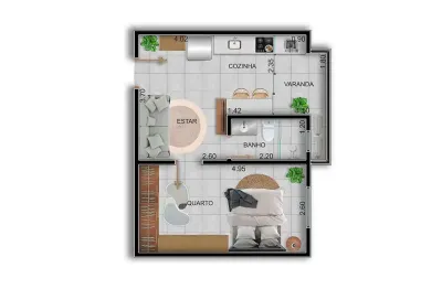 Apartamento com 1 quarto à venda no Centro, Ubatuba 