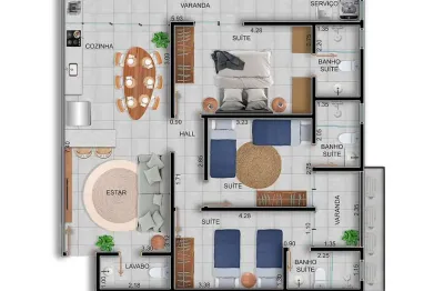 Apartamento com 3 quartos à venda no Centro, Ubatuba 