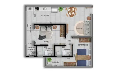 Apartamento com 2 quartos à venda no Centro, Ubatuba 