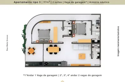 Apartamento com 2 quartos à venda no Centro, Ubatuba 