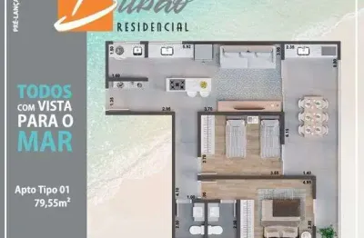 2dorm/1suíte - 79,55m², jardim britânia, caraguatatuba-sp