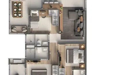 Apartamento com 3 quartos à venda na Avenida Doutor Adhemar de Barros, 1806, Vila Ema, São José dos Campos