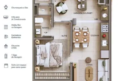 Apartamento com 1 quarto à venda na Praia Grande, Ubatuba 