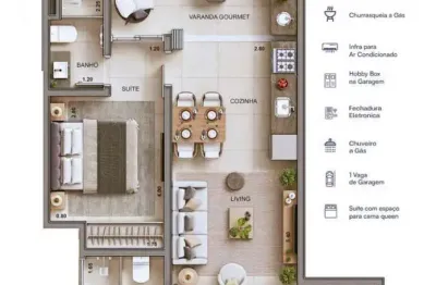 Apartamento com 1 quarto à venda na Praia Grande, Ubatuba 