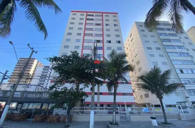 Apartamento 1 dormitório para locação frente mar no caiçara