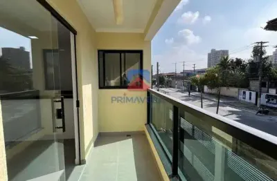 Casa de condomínio com 2 dorms, caiçara, praia grande - r$ 430 mil, cod: 70835484