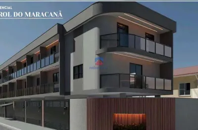 Sobrado de Condomínio com 2 dorms, Maracanã, Praia Grande - R$ 469 mil, Cod: 70835661