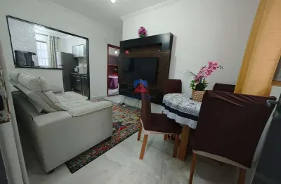 Apartamento com 2 quartos, guilhermina, praia grande - r$ 380 mil, cod: 70836852