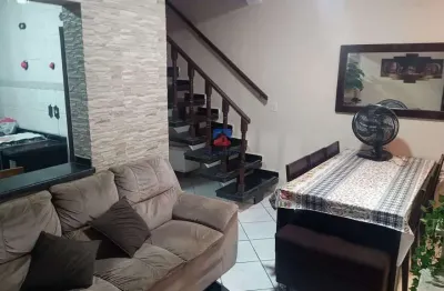 Sobrado de condomínio com 2 quartos, caiçara, praia grande - r$ 430 mil, cod: 70837186
