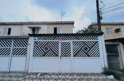 Sobrado com 2 quartos, nova mirim, praia grande - r$ 350 mil, cod: 70837107