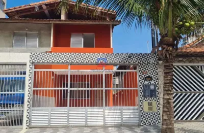 Sobrado com 4 quartos, balneário maracanã, praia grande - r$ 690 mil, cod: 70837324