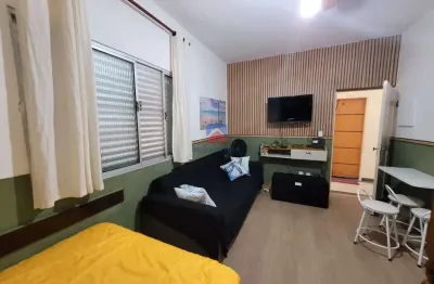 Kitnet com 1 quarto, caiçara, praia grande - r$ 195 mil, cod: 70837632
