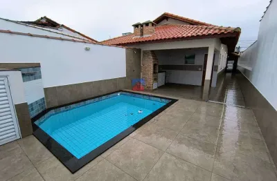 Casa c/ piscina|02 dormitórios|churrasqueira carvão|r$ 700.000,