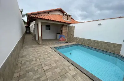 Casa c/ piscina|02 dormitórios|churrasqueira carvão|r$ 700.000,