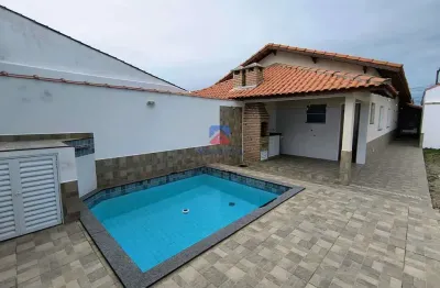 Casa c/ piscina|02 dormitórios|churrasqueira carvão|r$ 700.000,