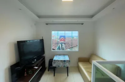 Casa de condomínio com 2 quartos, balneário maracanã, praia grande, cod: 70837731