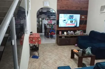 Sobrado com 3 quartos, ribeirópolis, praia grande - r$ 320 mil, cod: 70837856