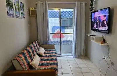 Apartamento com 1 quarto, caiçara, praia grande - r$ 235 mil, cod: 70837886