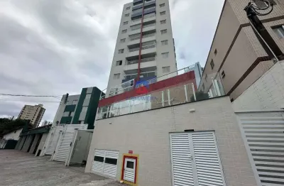 Apartamento com vista mar, 2 dormitórios sendo 1 suite- caiçara