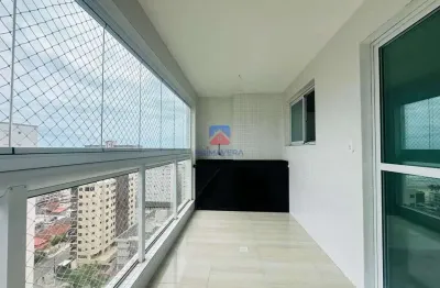 Apartamento|vista mar|no centro do caiçara com 2 dormitórios