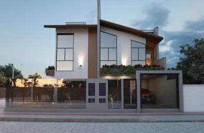 Casa com 2 suítes e espaço nos fundos para área de festas e piscina em balneário piçarras-sc