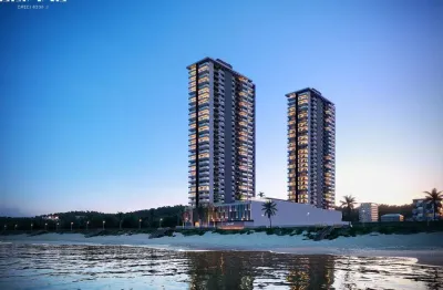 Apartamento com 2 dormitórios sendo 1 suíte frente mar no tabuleiro em barra velha-sc