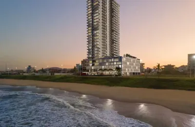 Apartamento com 4 dormitórios sendo 2 suítes frente mar em barra velha-sc